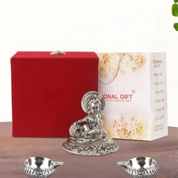 INTERNATIONAL GIFT Silver-Toned Religious Idol Showpiece-image-92