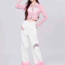 KPOP Women Printed Relaxed Trousers-picture-25