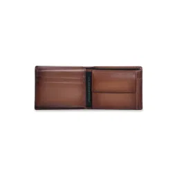 United Colors of Benetton Tan Sligo Leather Bi-Fold Wallet image 5