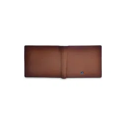 United Colors of Benetton Tan Sligo Leather Bi-Fold Wallet image 4