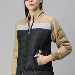 VOXATI Black & Beige Regular Fit Jacket-picture-15