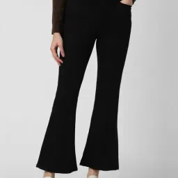 Van Heusen Black Mid Rise Jeans-image-3