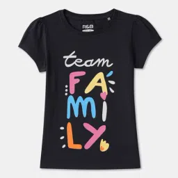 R&B Kids Navy Graphic Regular Fit Top-picture-26