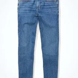 American Eagle Outfitters Blue Cotton Mid Rise Jeans image 4