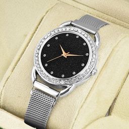 CSAMON Women Embellished Dial Analogue Watch C_23_Silver_12_Silver-picture-36