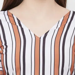 MISH Multicolor Striped Midi Dress image 5