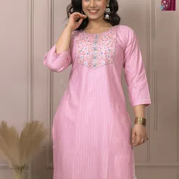 Auzanoor Collection Women Embroidered Kurta-image-0