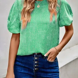 Stylecast X Slyck Puff Sleeve Top image 5