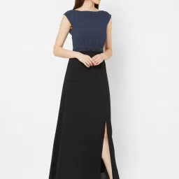 MISH Navy & Black Fit & Flare Dress image 4
