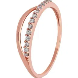 Malabar Gold and Diamonds 18k (750) Rose Gold Ring for Women-picture-16