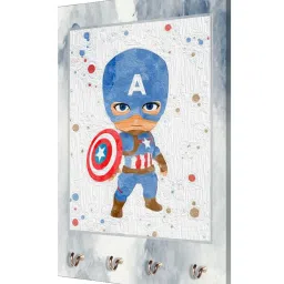 999Store Grey & Blue MDF  Key Holder - Set of 1 image 3