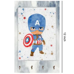 999Store Grey & Blue MDF  Key Holder - Set of 1 image 4