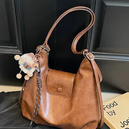 StyleCast PU Bucket Shoulder Bag with Applique-picture-47
