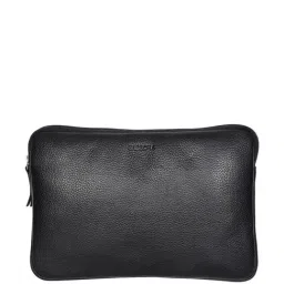 SASSORA Qiu Black Solid Medium iPad Sleeve-image-0