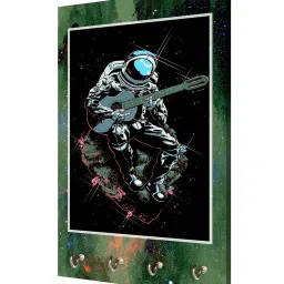 999Store Green & Blue MDF Decorative Wall Mount Key Holder - Set of 1 image 3