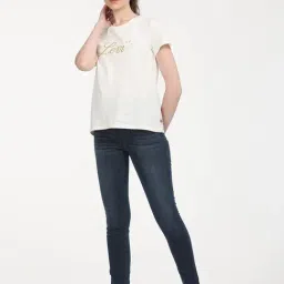 Levi's Women's High Rise 721 Skinny Navy Jeans image 4