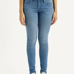 Levi's Women's 711 Mid Indigo Skinny Fit Mid Rise Jeans-image-17