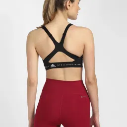 Adidas Black Non Wired Padded aSMC TPR Sports Bra image 2