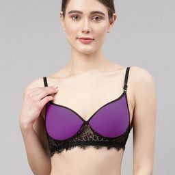 samvar Women Cotton Red,Purple Padded Non-Wired Lingerie Bra Sport wear Gym Crop Tank Top-picture-11