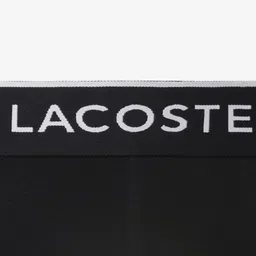 Lacoste Men Pack Of 3 Plain Cotton Basic Briefs image 5