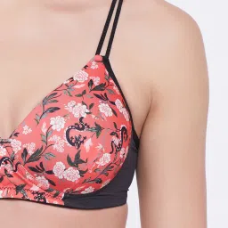 Clovia Light Red Non Wired Padded T-Shirt Bra image 4