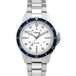 Timex Navi XL White Dial Men Watch - TW2U10900 image 1