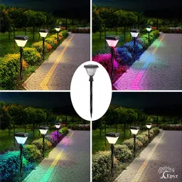 Epyz 2W Solar Panel 34 LEDs Square Shape Solar Post Light image 4