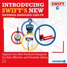 SWIFT 360° Chain Pulley Block 5000 Kg (5 Ton) Lifting Capacity 2 No. of Fall 3 m Lifting Height image 2