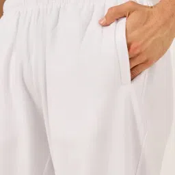 Styli White Cotton Relaxed Fit Joggers image 4