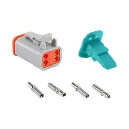 AMPHENOL SINE/TUCHEL AUTOMOTIVE CONNECTOR, PLUG, 4POS, 13A, AT06-4S-KIT01-picture-27