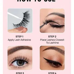 Makeup By Siti MaharaniLash 3D False Eyelashes - 1 Pair - Black image 4