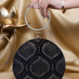 ARTKLIM Embroidered Box Clutch-picture-13