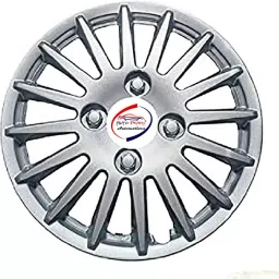 Auto Pearl CS28 R14 r 35.56 cm (14 Inch) ess Type Wheel Hubcap with Retention Ring Glossy Silver Wheel Cover for Tata Indigo Marina (Set of 4)-picture-28