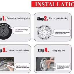 Auto Pearl R12 Press Type With Retention Ring PT137 Wheel Cover for Universal for Car Universal for Car 30.48 cm image 4