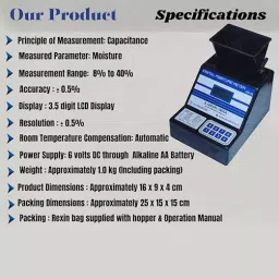 A-Grain AG-0002 8% to 40% Range Grain Moisture Meter image 2