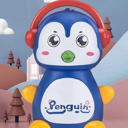 ADKD Press to Go Inertial Cute Penguin Toy for Kids Pack of 1- (Color May Vary)-picture-1