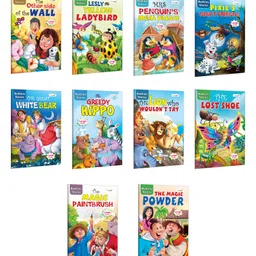 gowoo The Magic Paintbrush, Pixie'S Night Friends, The Other Side Of The Wall and more - Bedtime Stories :- Storybooks for early learning, Bedtime fables for young children | Pack of 10 Books-picture-26