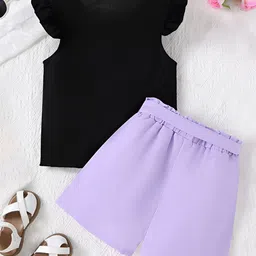 4YOU DRESSES Girls Printed Top With Shorts image 3
