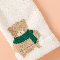 Mark & Mia Full Sleeves Winter Wear Night Suit With Animal Print - Green image 3