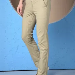 Canary London Men Smart Slim Fit Wrinkle Free Chinos Trousers image 2