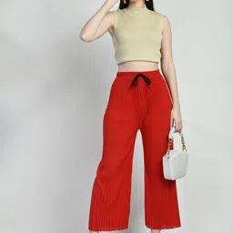Gladly Women Flared Ethnic Palazzos-image-83