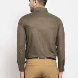 Jainish Brown Regular Fit Shirt image 2