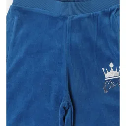 Sweet Dreams Kids Blue Solid Trousers image 3