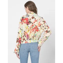 Vero Moda Beige Printed Shirt image 2