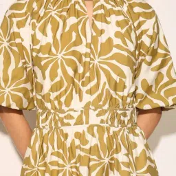 Only Green Print A Line Dress image 5