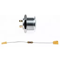 RS PRO Illuminated Push Button Switch Momentary 16 mm Cutout SPST White LED 36 V DC, 1758453 image 2