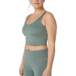 Asics Blue Fitted Sports Bra image 5