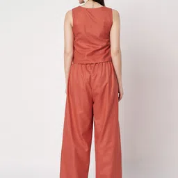 9rasa Side Block Printed Waistcoat With Trousers Co-Ords image 3