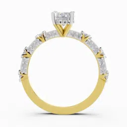 Sparkles Lab Grown Diamond 14k (585) Yellow Gold Ring for Women image 3