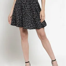 Sera Black Printed Skirt image 1